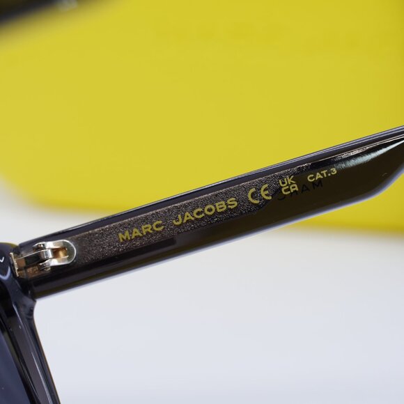 Marc Jacobs MARC 586/S 0KB7 9O Square Sunglasses - Transparent Grey - Picture 8 of 10